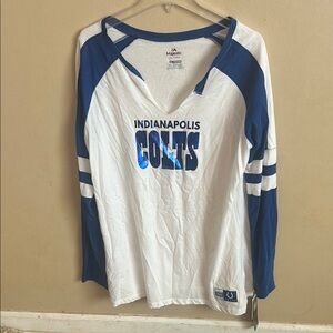 Indianapolis Colts V-Neck Long Sleeve Shirt